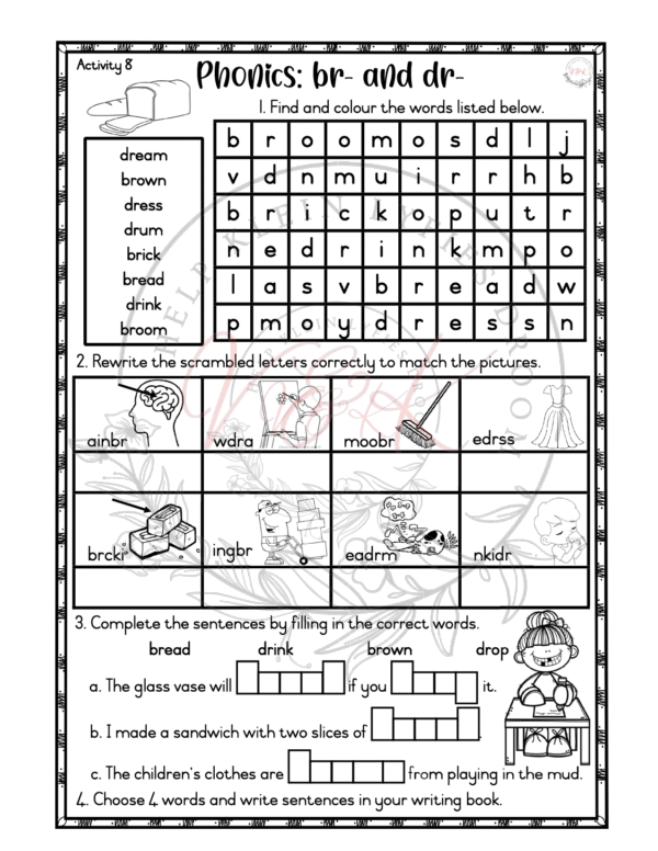Grade 3 English First Additional Language Activities Term 1 2025 - Image 5