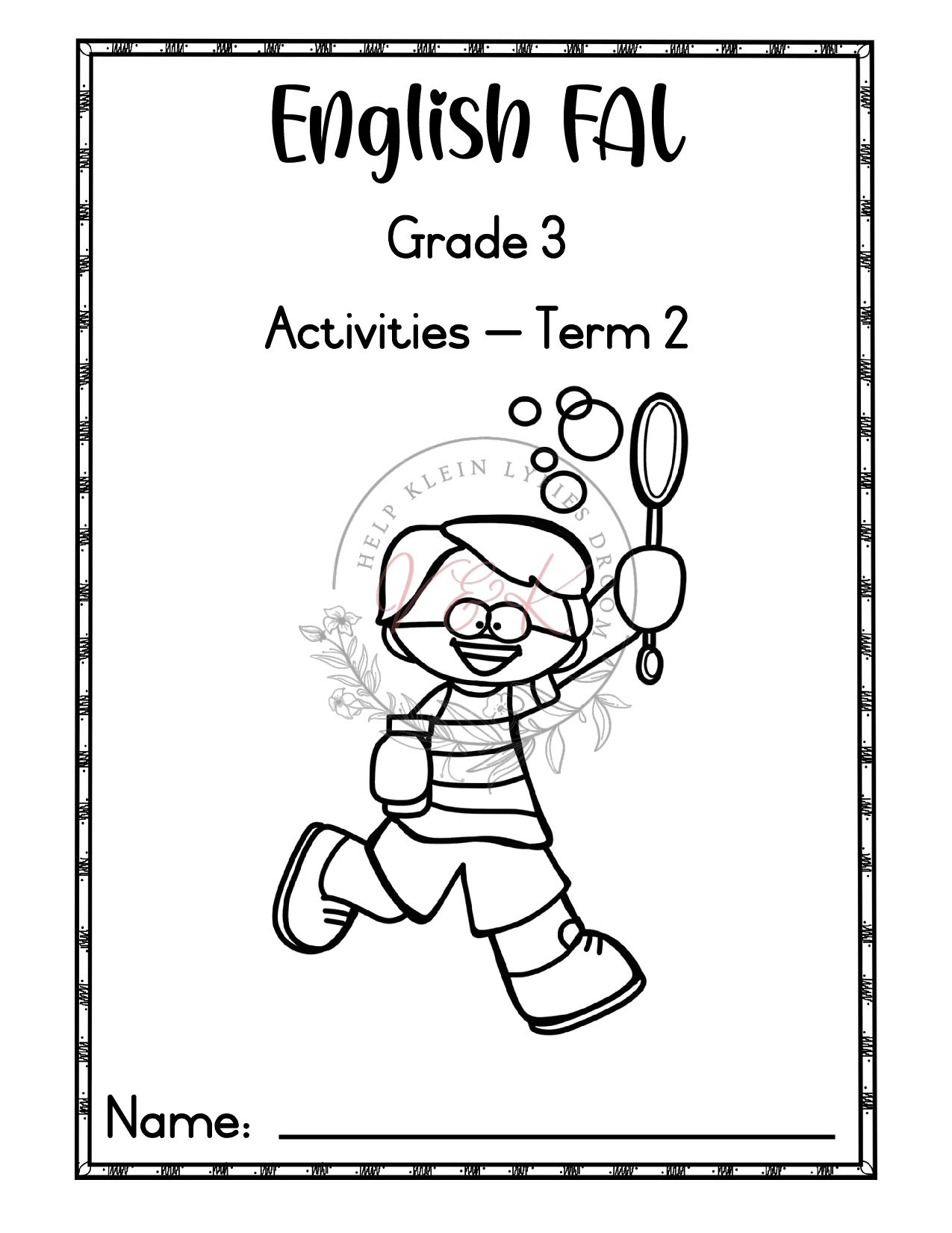Grade 3 English First Aditional Languaage Activities - Term 2 2025 - Term 2 2025