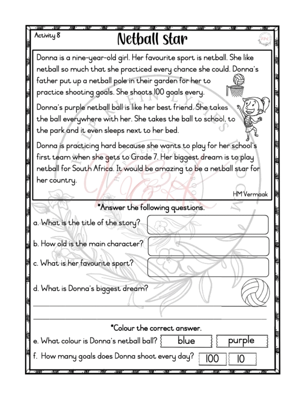 Grade 3 English First Aditional Languaage Activities - Term 2 2025 - Term 2 2025 - Image 3