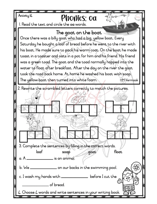 Grade 3 English First Aditional Languaage Activities - Term 2 2025 - Term 2 2025 - Image 4