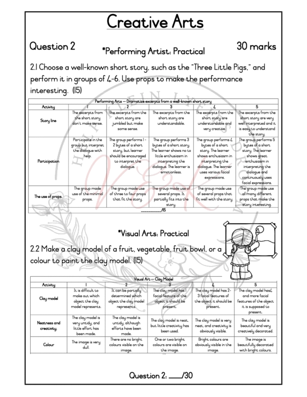 Grade 3 Life Skills Formal Assessment Task - Term 2 2025 - Image 3