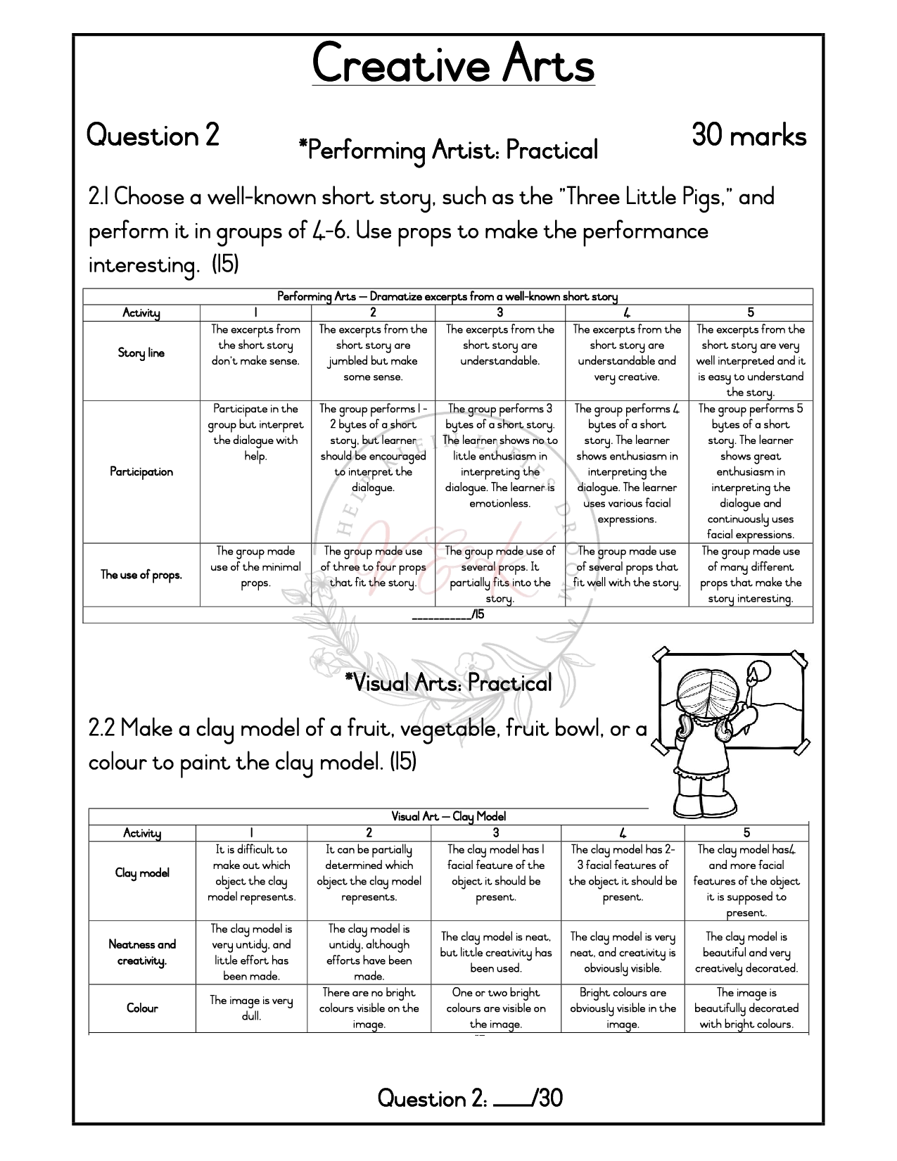 Grade 3 Life Skills Formal Assessment Task - Term 2 2025 - Image 3