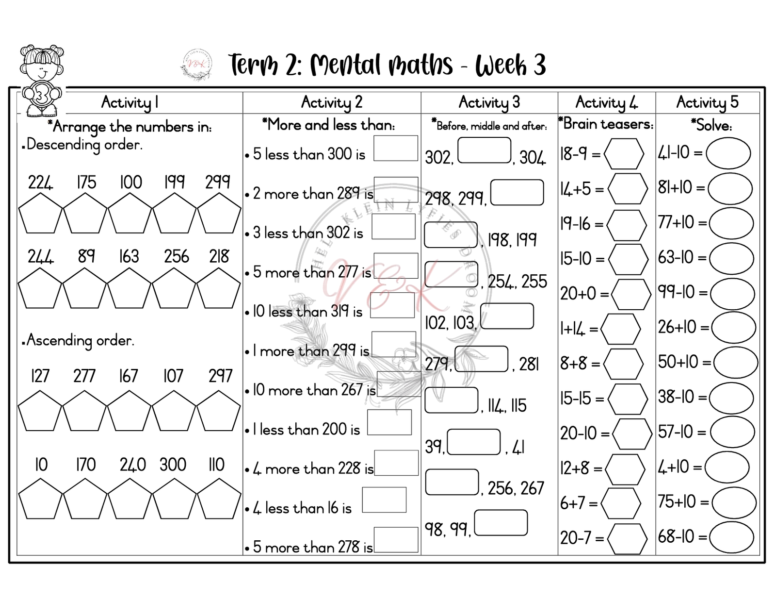 Grade 3 Mathematics Lesson Planning Package - 2 2025 - Image 6