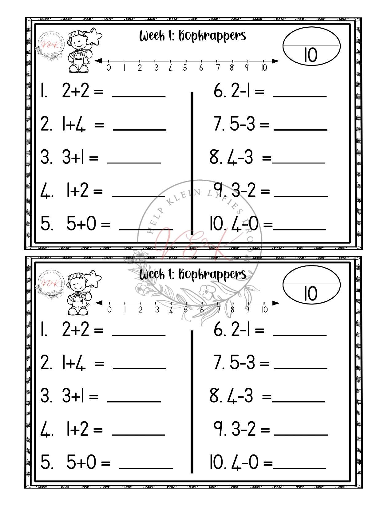 Graad 1 Wiskunde beplanning en Aktiwiteite Kwartaal 3 2024 - Image 2
