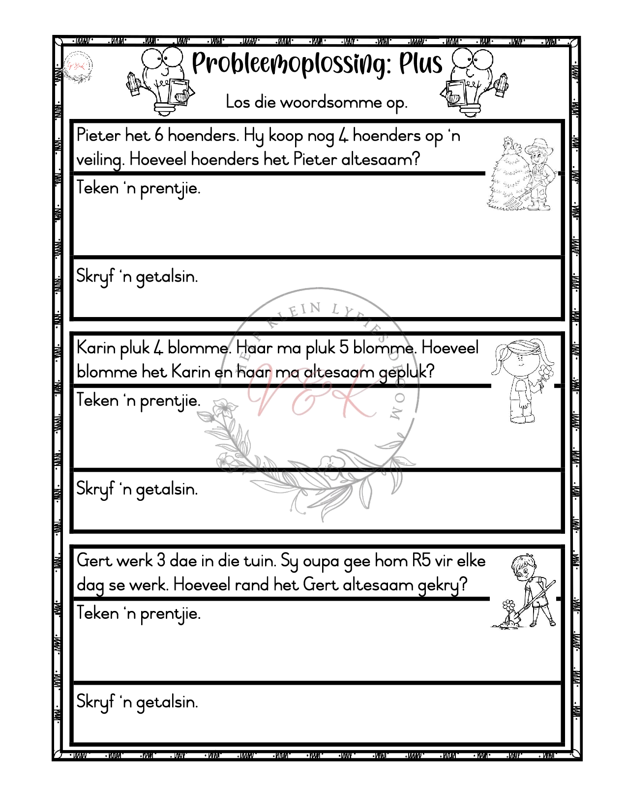Graad 1 Wiskunde beplanning en Aktiwiteite Kwartaal 3 2024 - Image 4