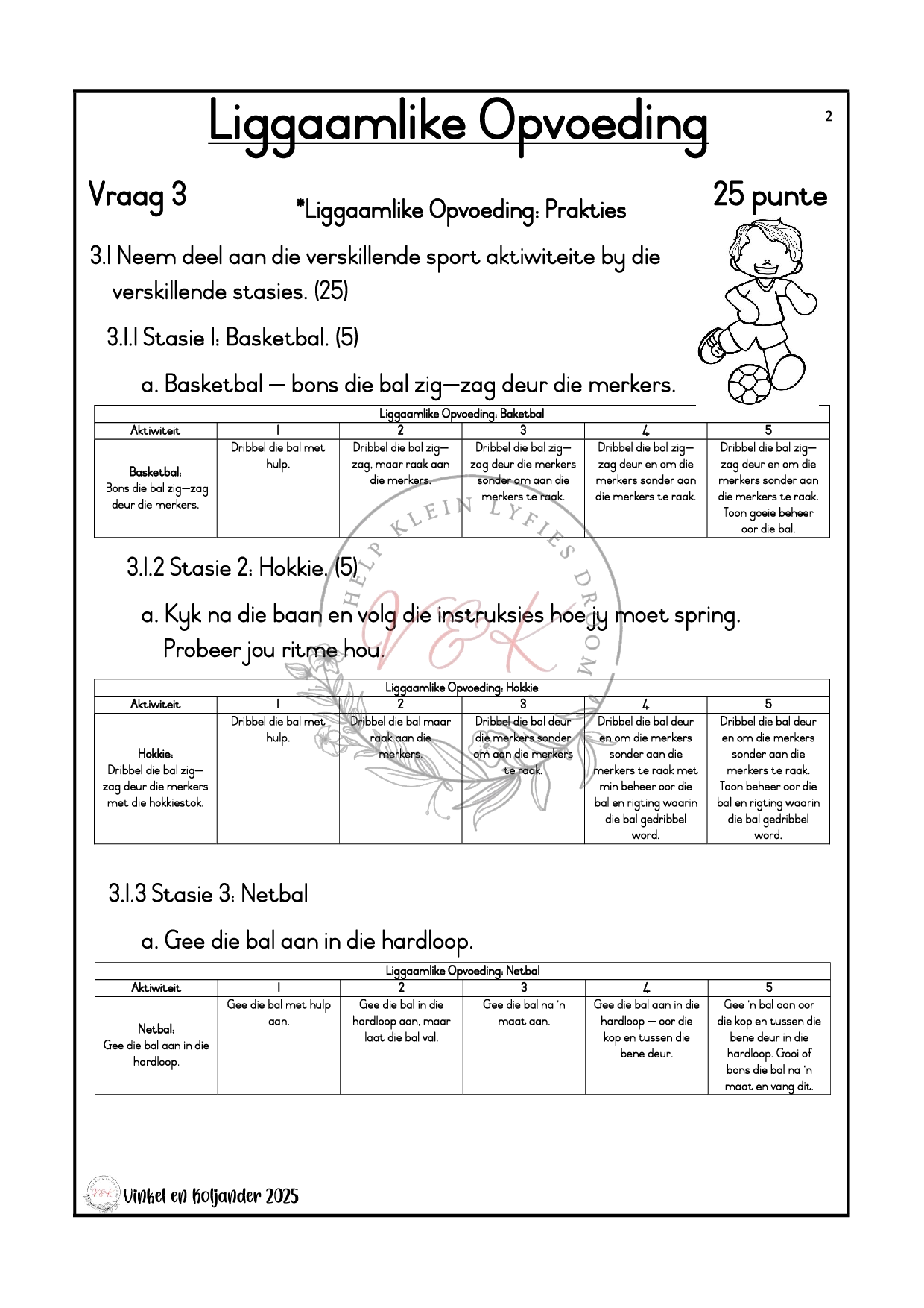 Graad 3 Lewensvaardigheid Formele Assesserings Taak - Kwartaal 2 2025 - Image 3