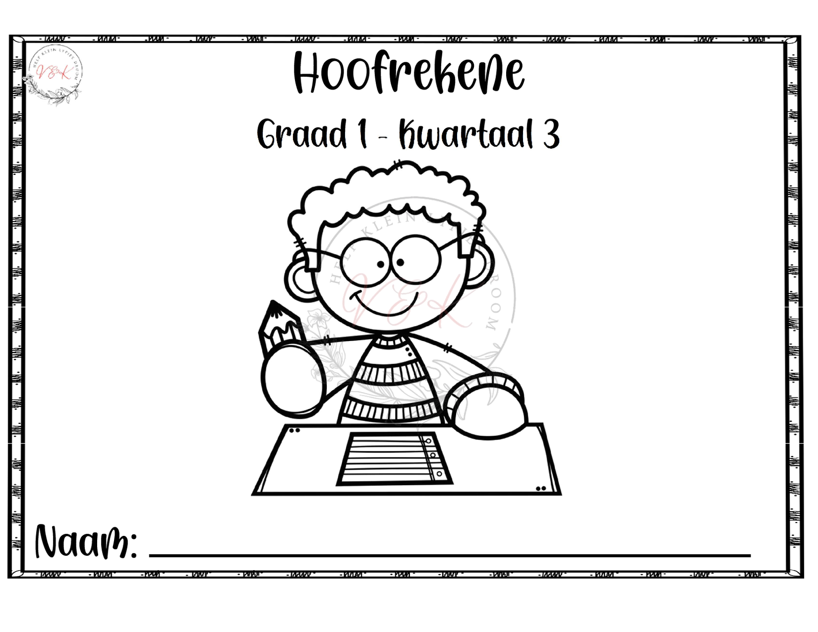 Graad 1 Hoofrekene - Kwartaal 3 2025