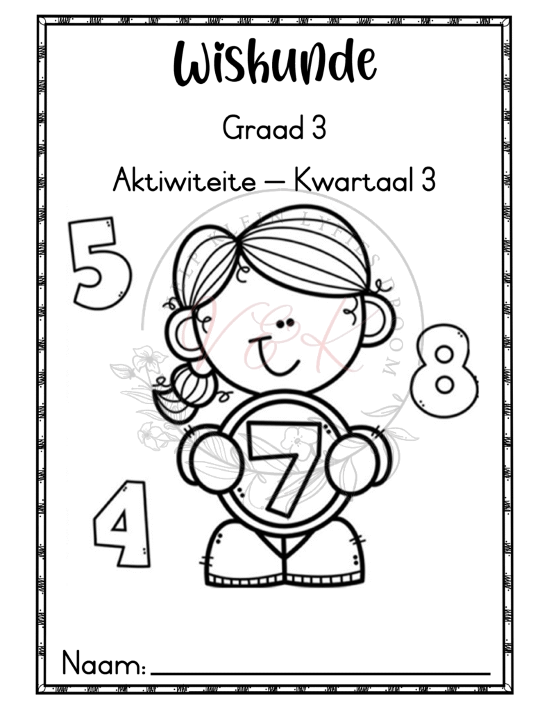 Graad 3 Wiksunde Aktiwiteitsboek - Kwartaal 3 2025