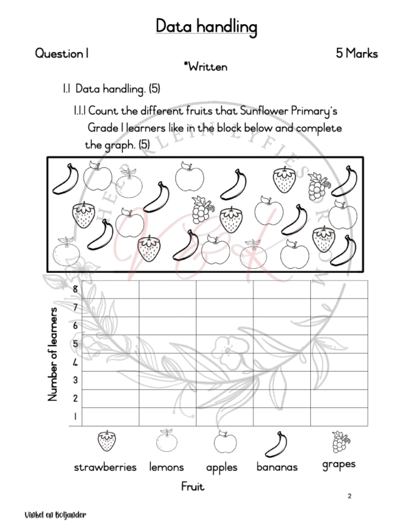 Grade 1 Mathematics Formal Assessment Task - Term 3 - Image 4