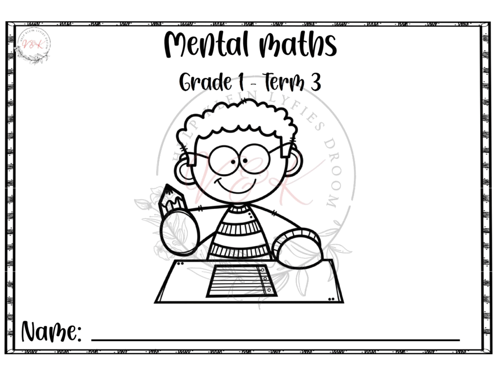 Grade 1 Mental Math's - Term 3 2025