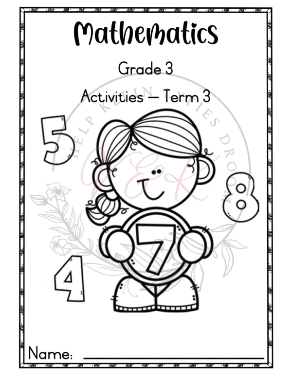 Grade 3 Mathematics Activity Book - Term 3 2025