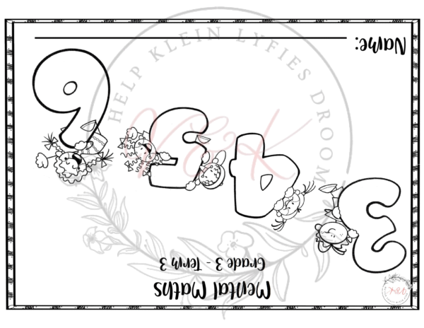 Grade 3 Mental Math's - Term 3 2025