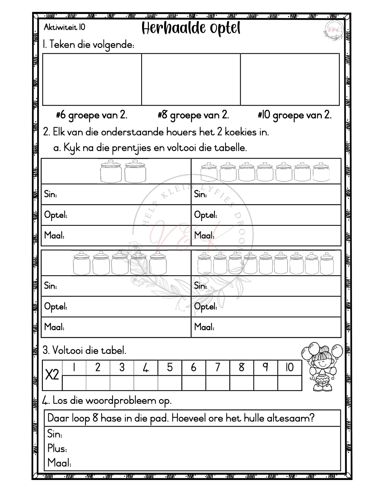 Graad 2 Wiskunde Lesbeplannings Pakket - Kwartaal 3 2025 - Image 5