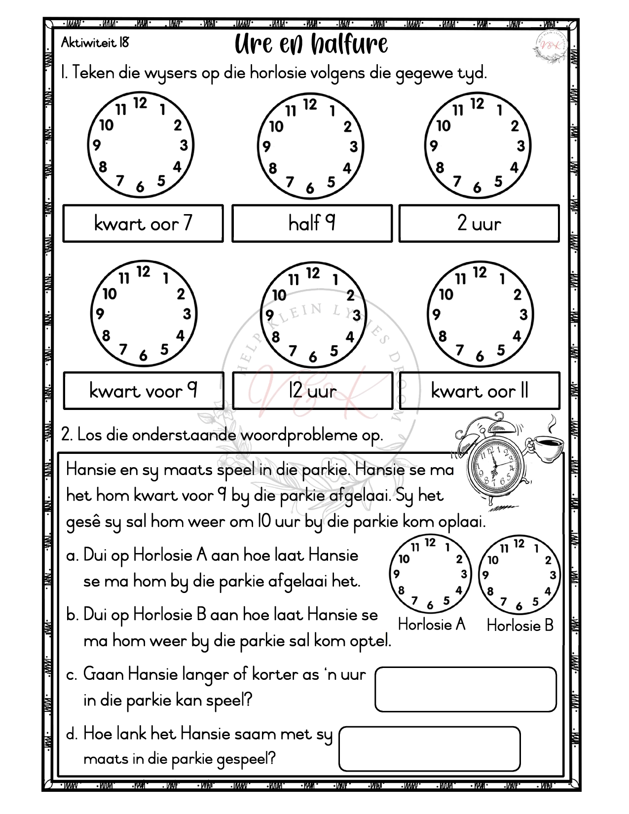Graad 2 Wiskunde Lesbeplannings Pakket - Kwartaal 3 2025 - Image 6