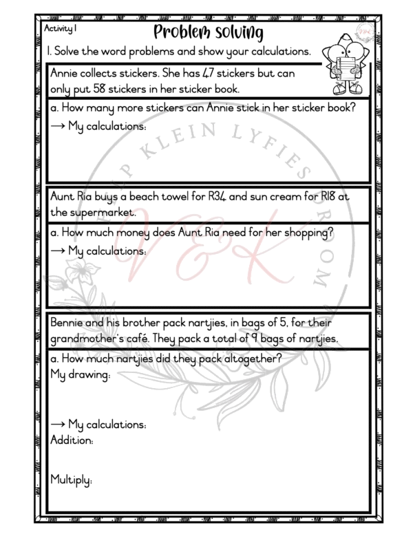 Grade 2 Mathematics Activity Book - Term 3 2025 - Image 2