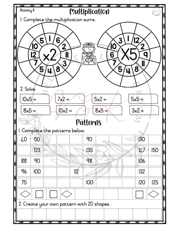 Grade 2 Mathematics Activity Book - Term 3 2025 - Image 3