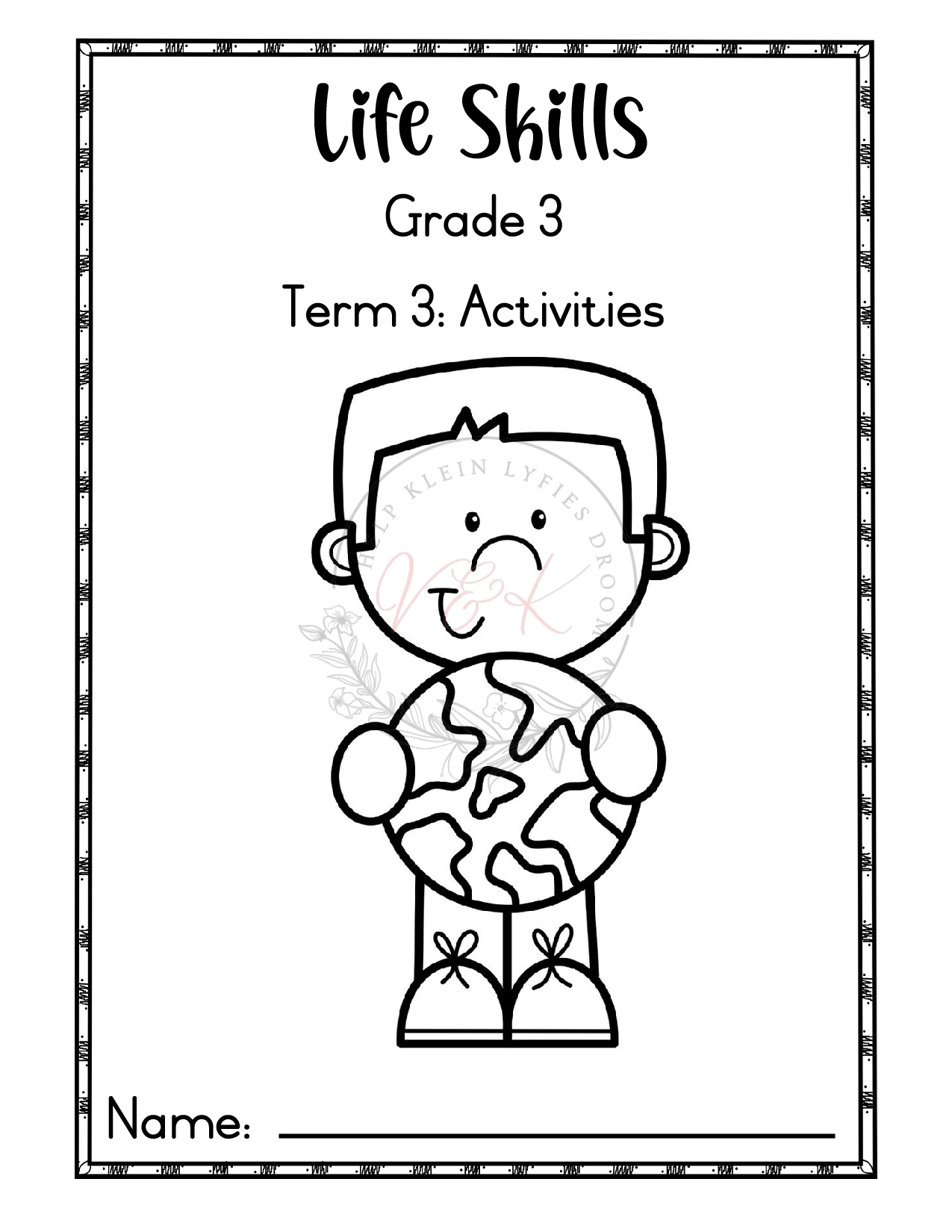 Grade 3 Life Skills Activity Book - Term 3 2025