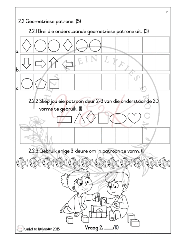 Graad 2 Wiskunde Formele Assesserings Taak - Kwartaal 3 2025 - Image 2