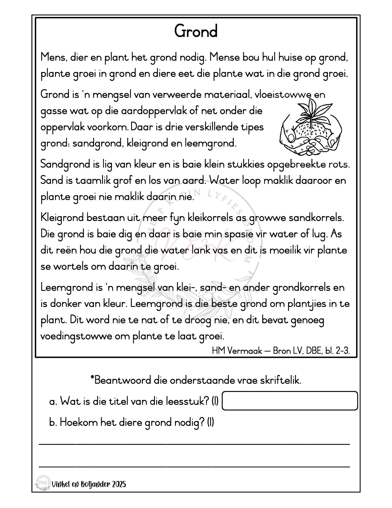 Graad 2 Afrikaans Huistaal Formele Assesserings Taak - Kwartaal 3 2025 - Image 2