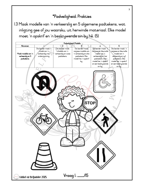Graad 2 Lewensvaardigheid Formele Assesserings Taak - Kwartaal 3 2025