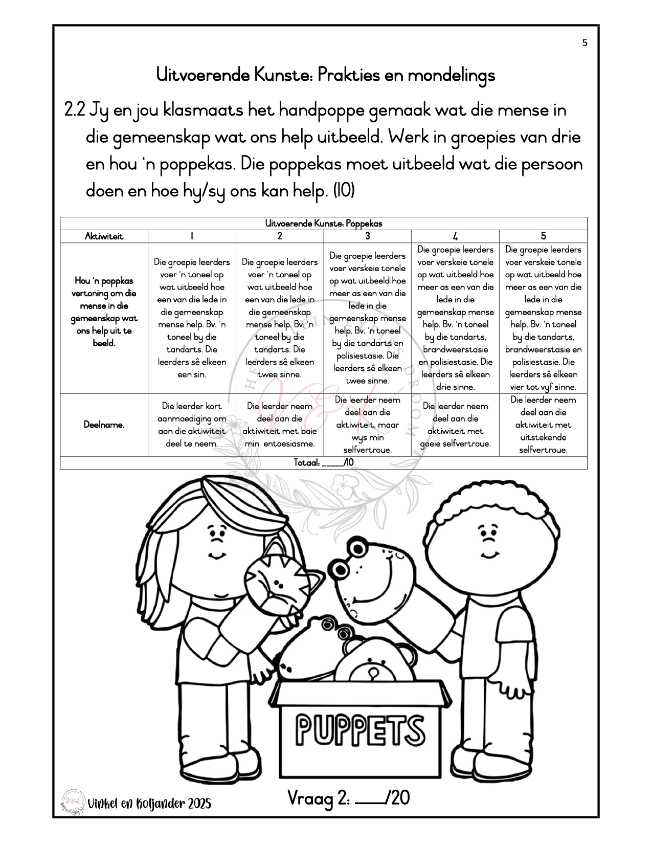 Graad 2 Lewensvaardigheid Formele Assesserings Taak - Kwartaal 3 2025 - Image 3