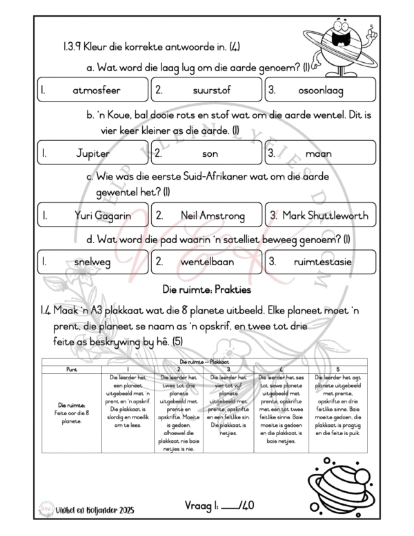 Graad 3 Lewensvaardigheid Formele Assesserings Taak - Kwartaal 3 2025 - Image 3