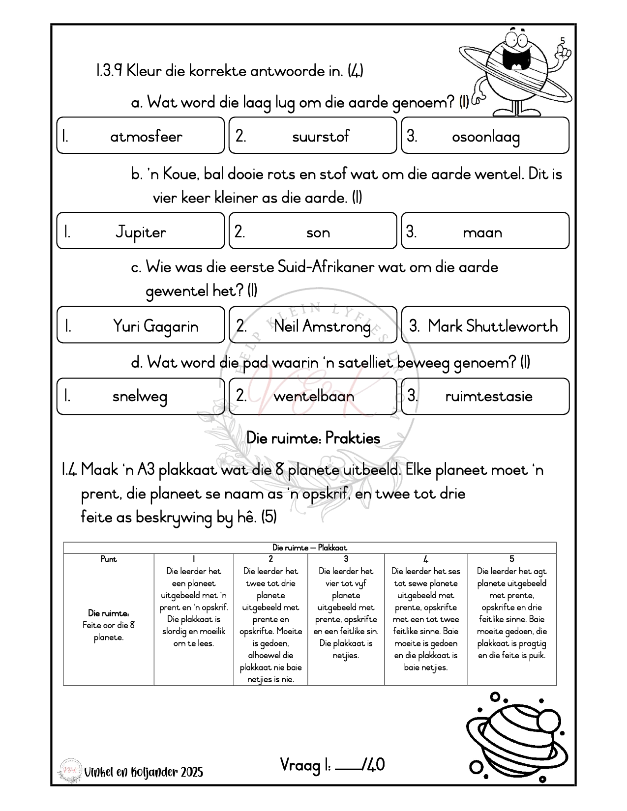 Graad 3 Lewensvaardigheid Formele Assesserings Taak - Kwartaal 3 2025 - Image 3