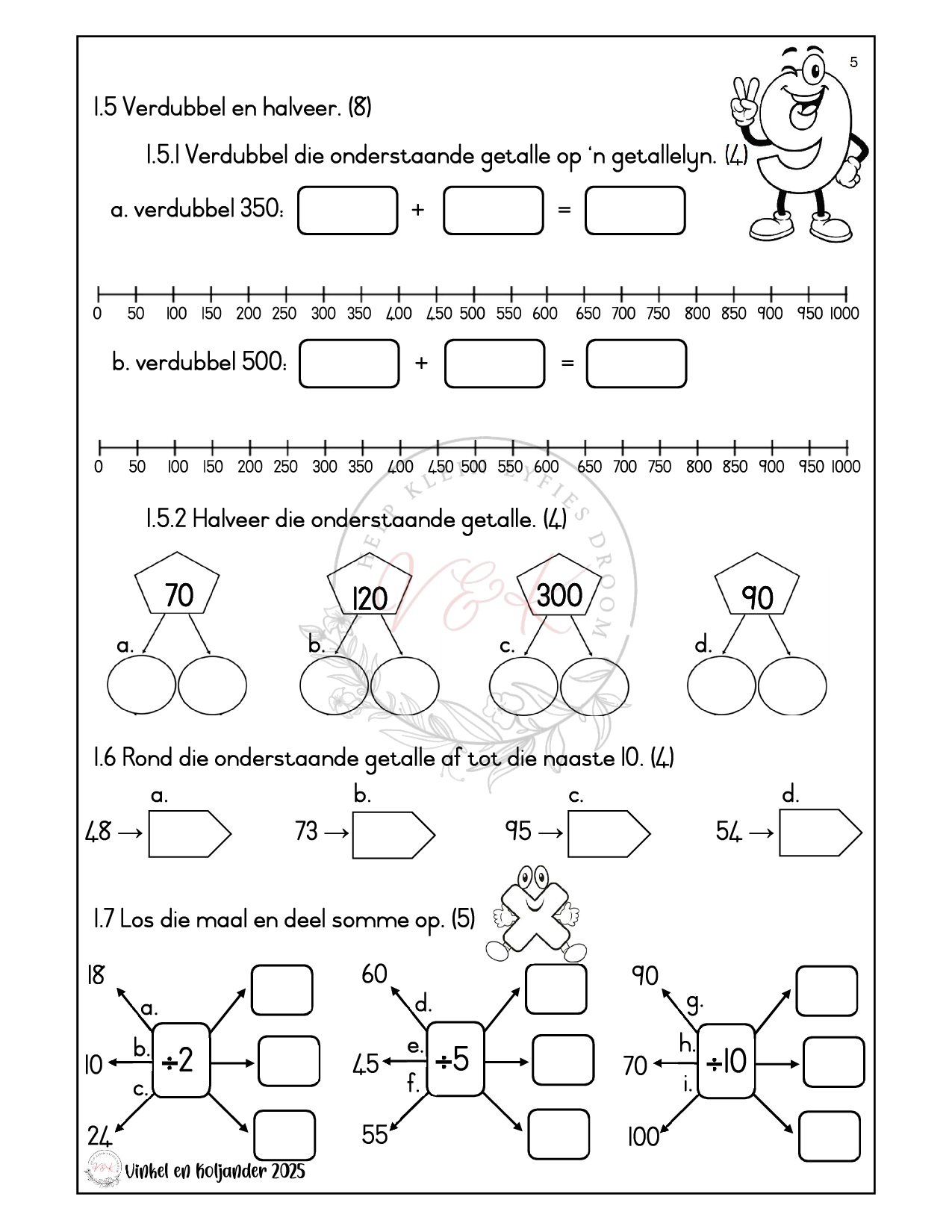 Graad 3 Wiskunde Formele Assesserings Taak - Kwartaal 3 2025 - Image 3