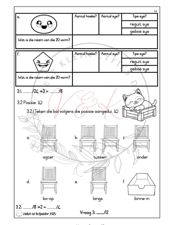 Graad 3 Wiskunde Formele Assesserings Taak - Kwartaal 3 2025 - Image 5
