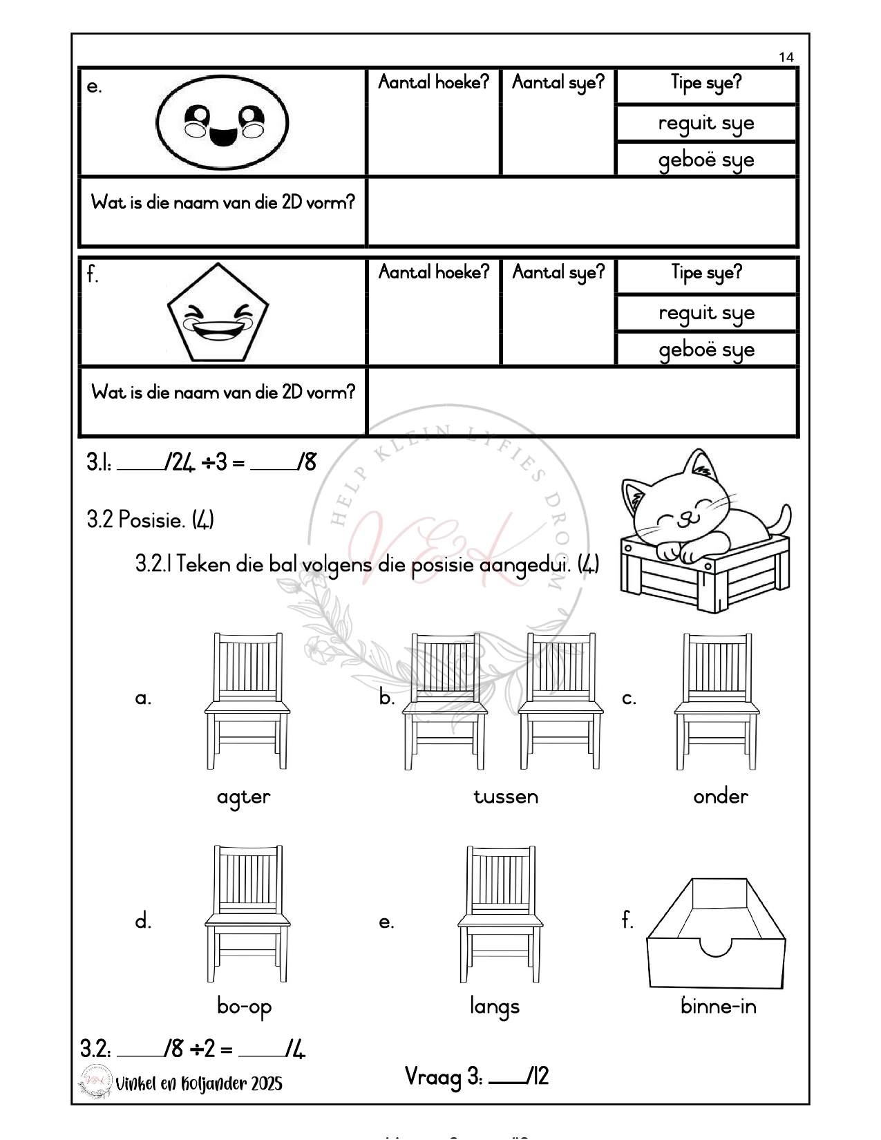 Graad 3 Wiskunde Formele Assesserings Taak - Kwartaal 3 2025 - Image 5
