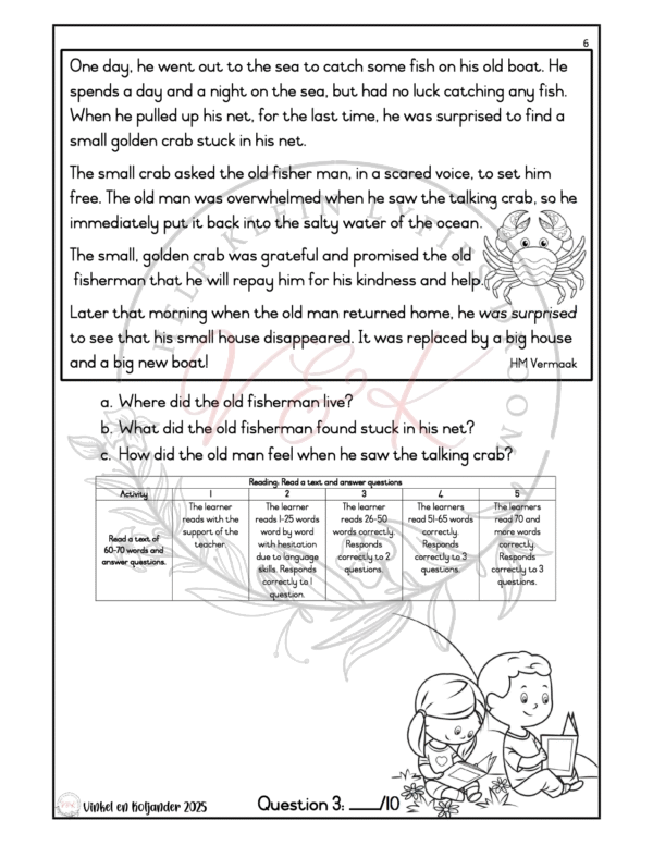 Grade 3 English First Additional Language Formal Assessment Task - Term 3 2025 - Image 3