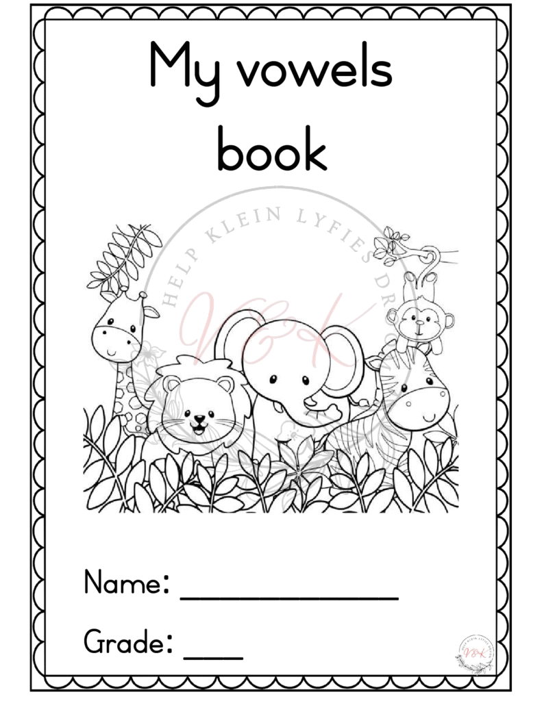 My vowel book