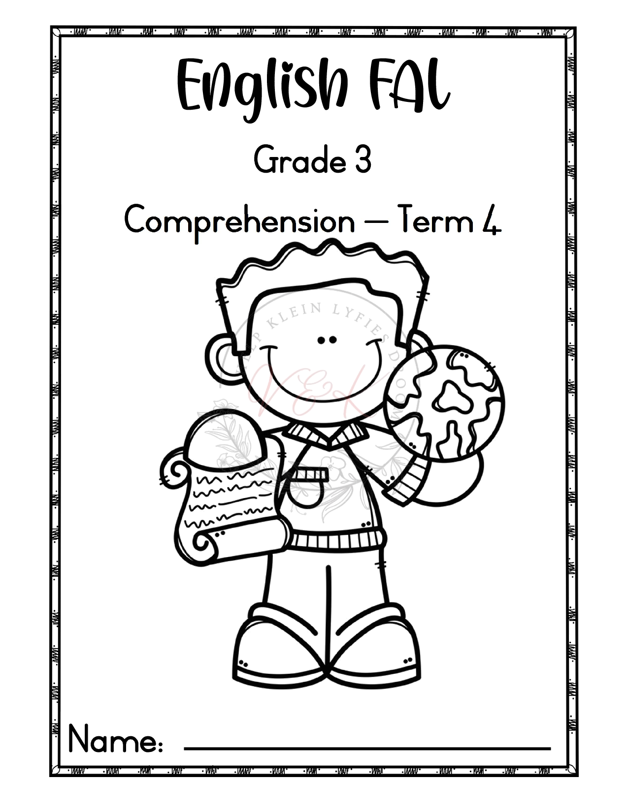 Grade 3 English First Additional Language Comprehension - Term 4