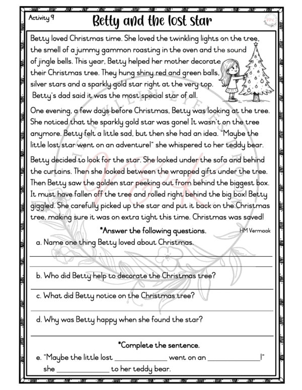 Grade 3 English First Additional Language Comprehension - Term 4 - Image 3