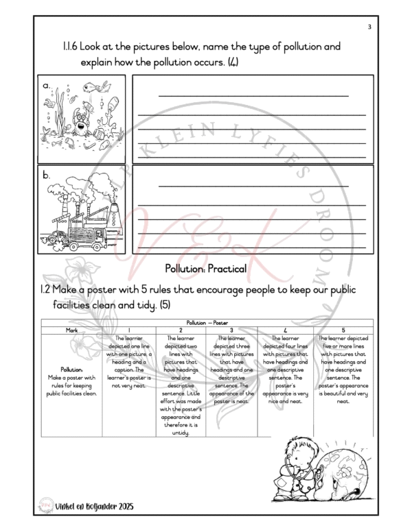 Grade 3 Life Skills Formal Assessment Task - Term 3 2025 - Image 2