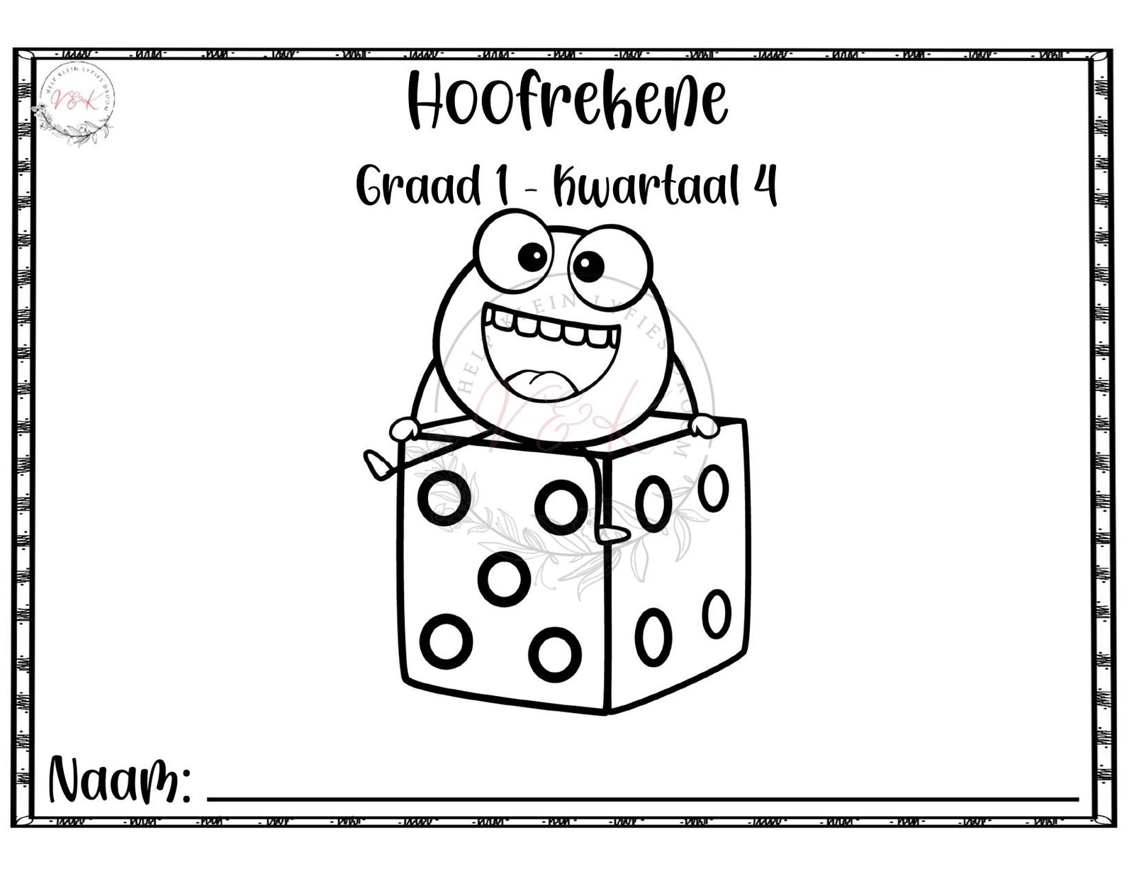 Graad 1 Hoofrekene - Kwartaal 4 2025