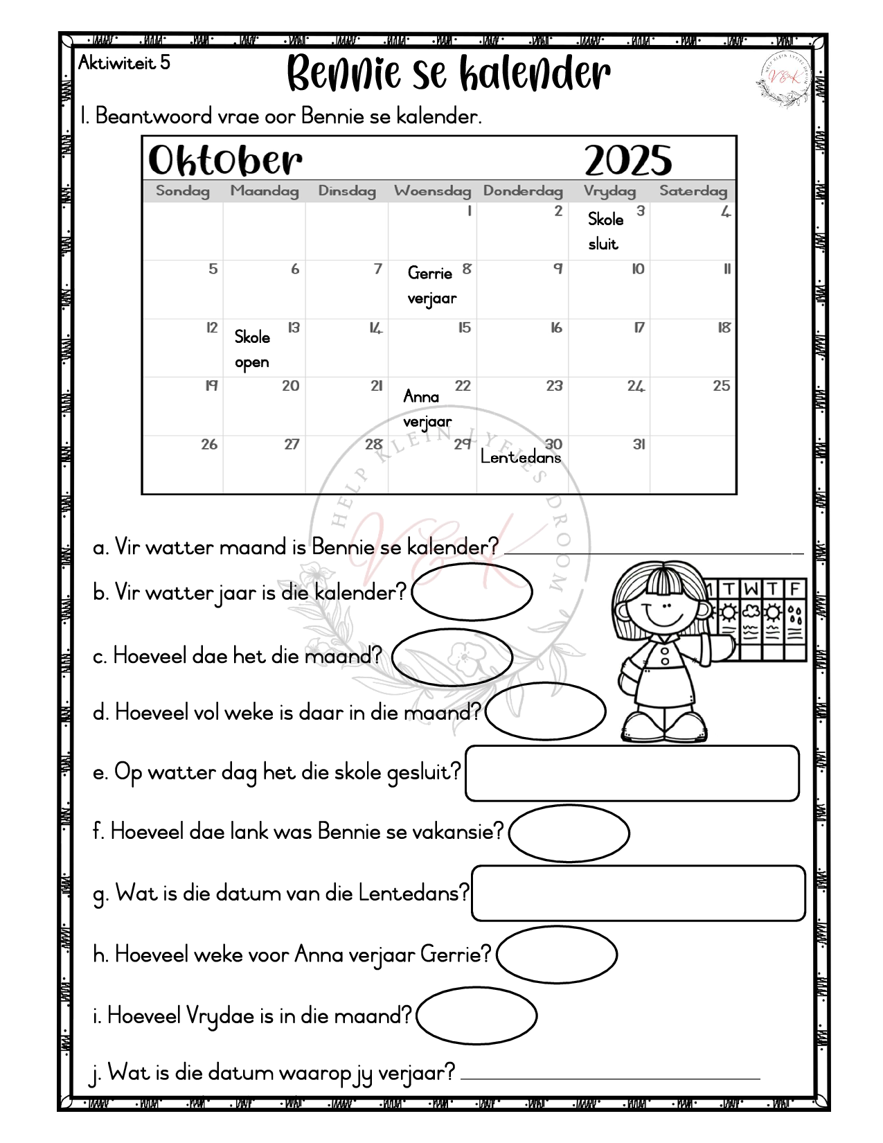 Graad 3 Wiskunde Aktiwiteitsboek - Kwartaal 4 2025 - Image 2