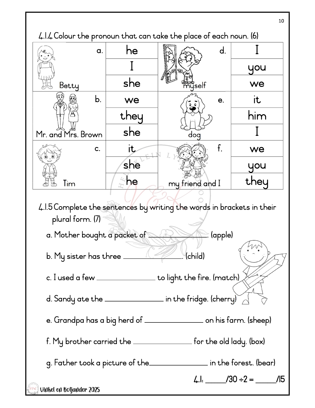 Grade 3 English First Additional Language Formal Assessment Task - Term 4 2025 - Image 3