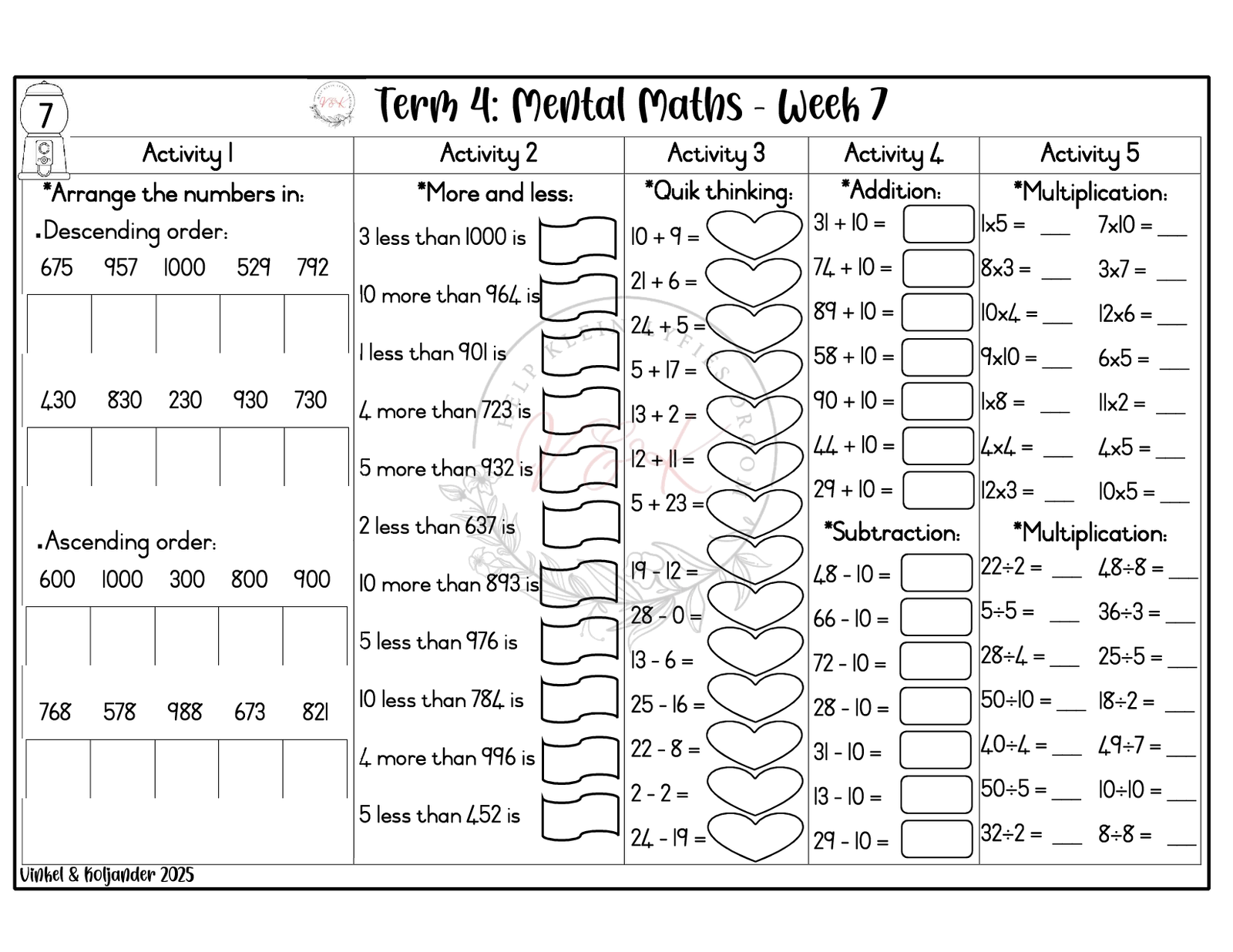 Grade 3 Mathematics Lesson Planning Package - Term 4 2025 - Image 7