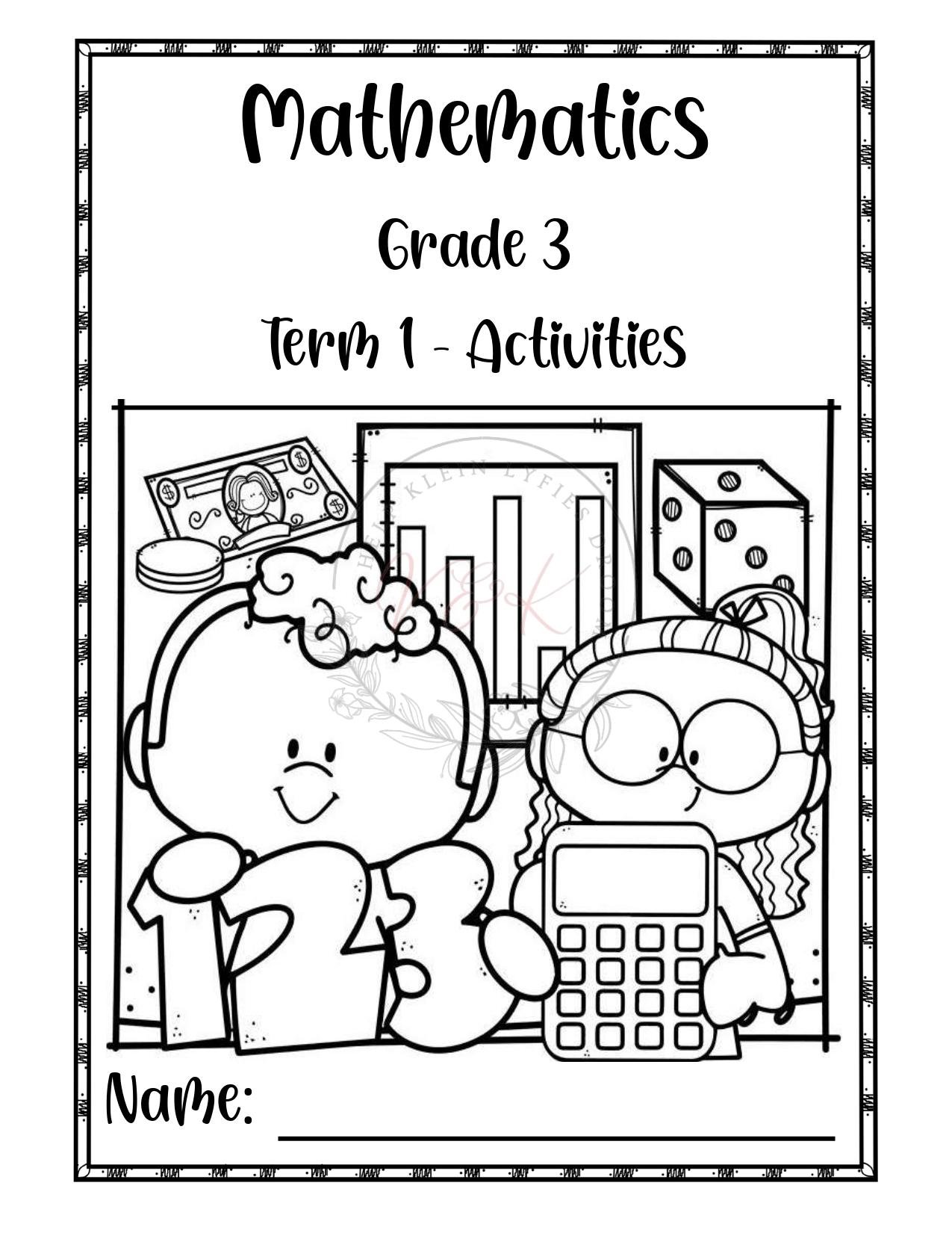 Grade 3 Mathematics Activity Book - Term 1 2025