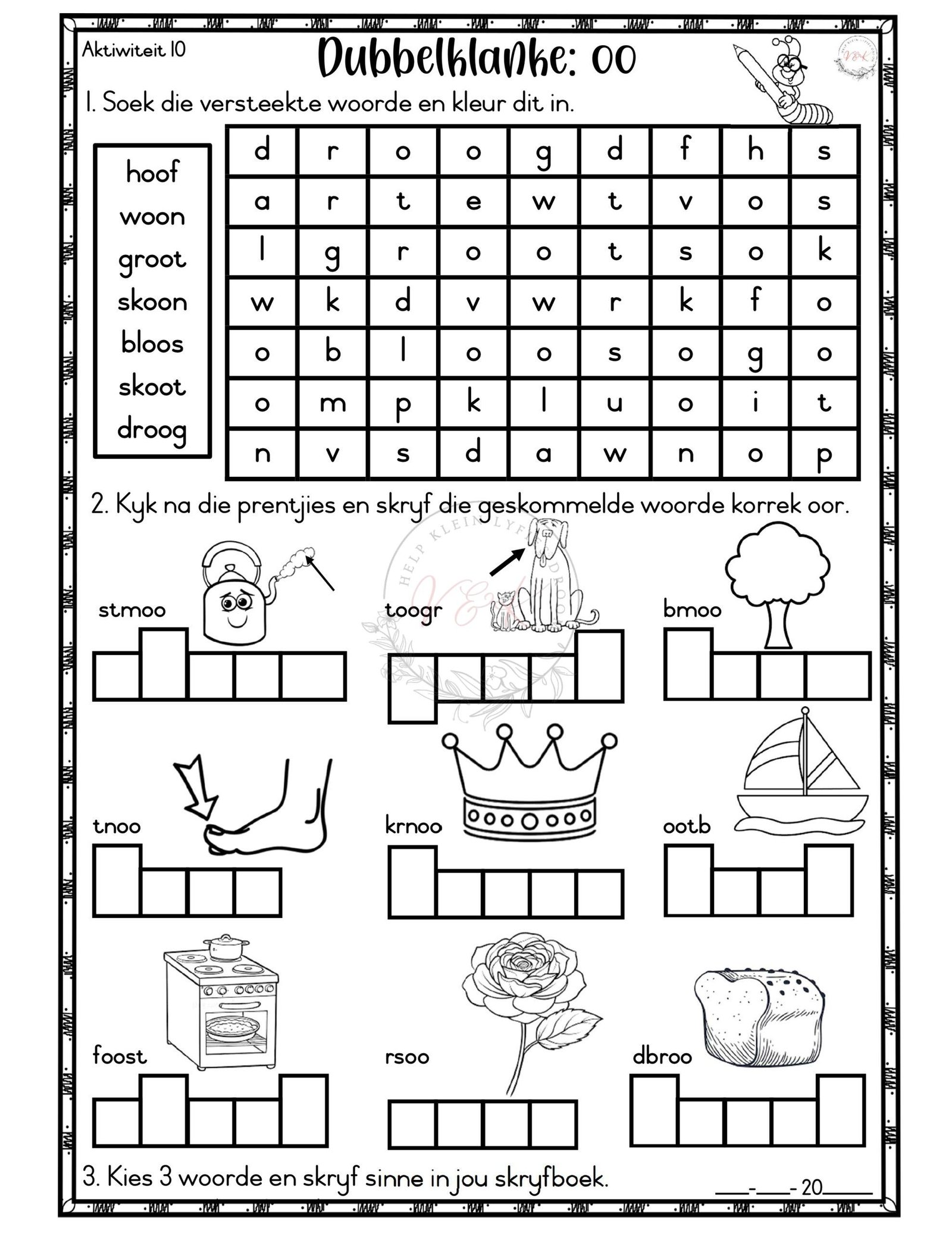 Graad 2 Afrikaans Huistaal Aktiwiteitsboek - Kwartaal 1 2026 - Image 3