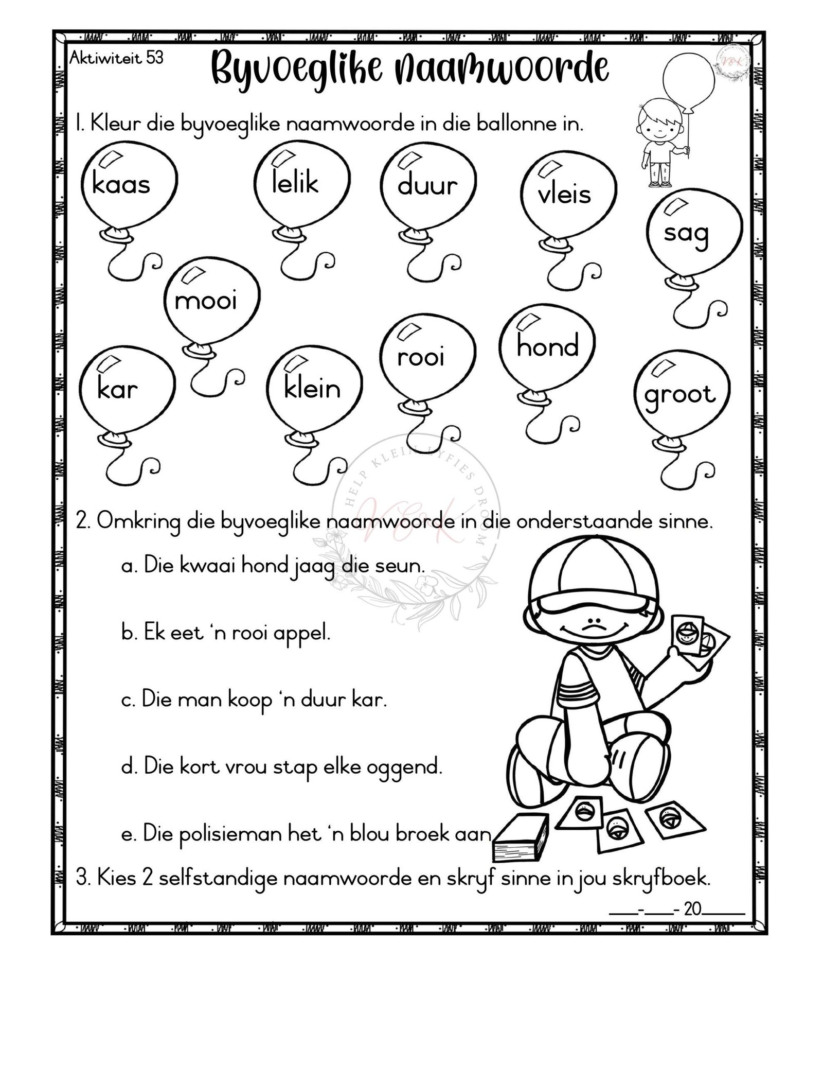 Graad 2 Afrikaans Huistaal Aktiwiteitsboek - Kwartaal 1 2026 - Image 5