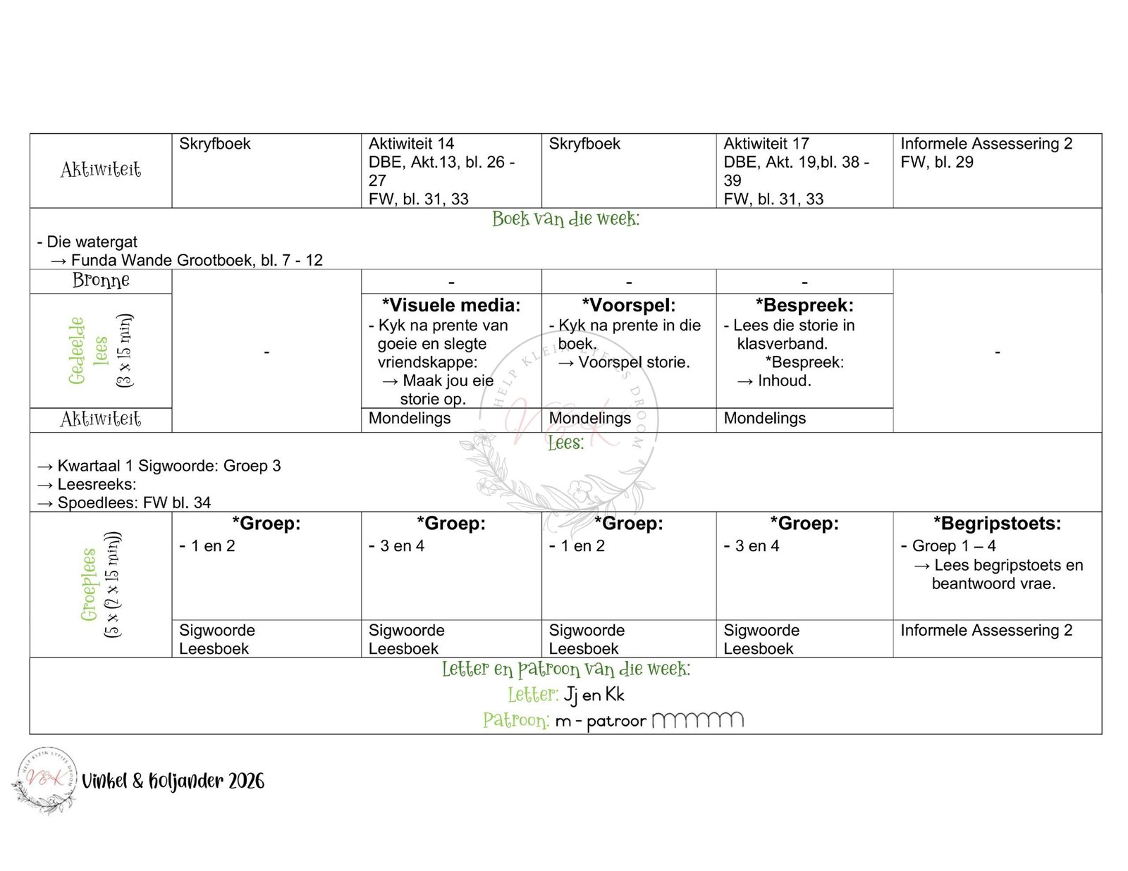 Graad 2 Afrikaans Huistaal Aktiwiteitsboek - Kwartaal 1 2026 - Image 7