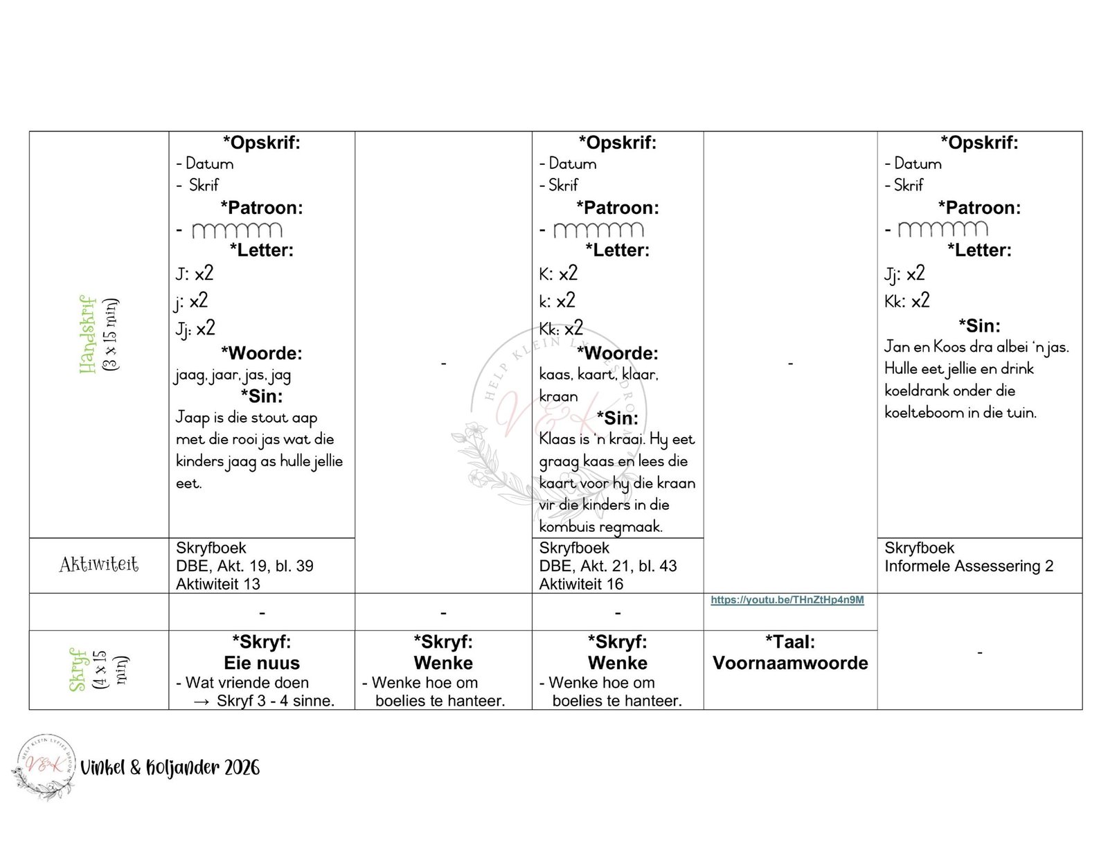 Graad 2 Afrikaans Huistaal Aktiwiteitsboek - Kwartaal 1 2026 - Image 8