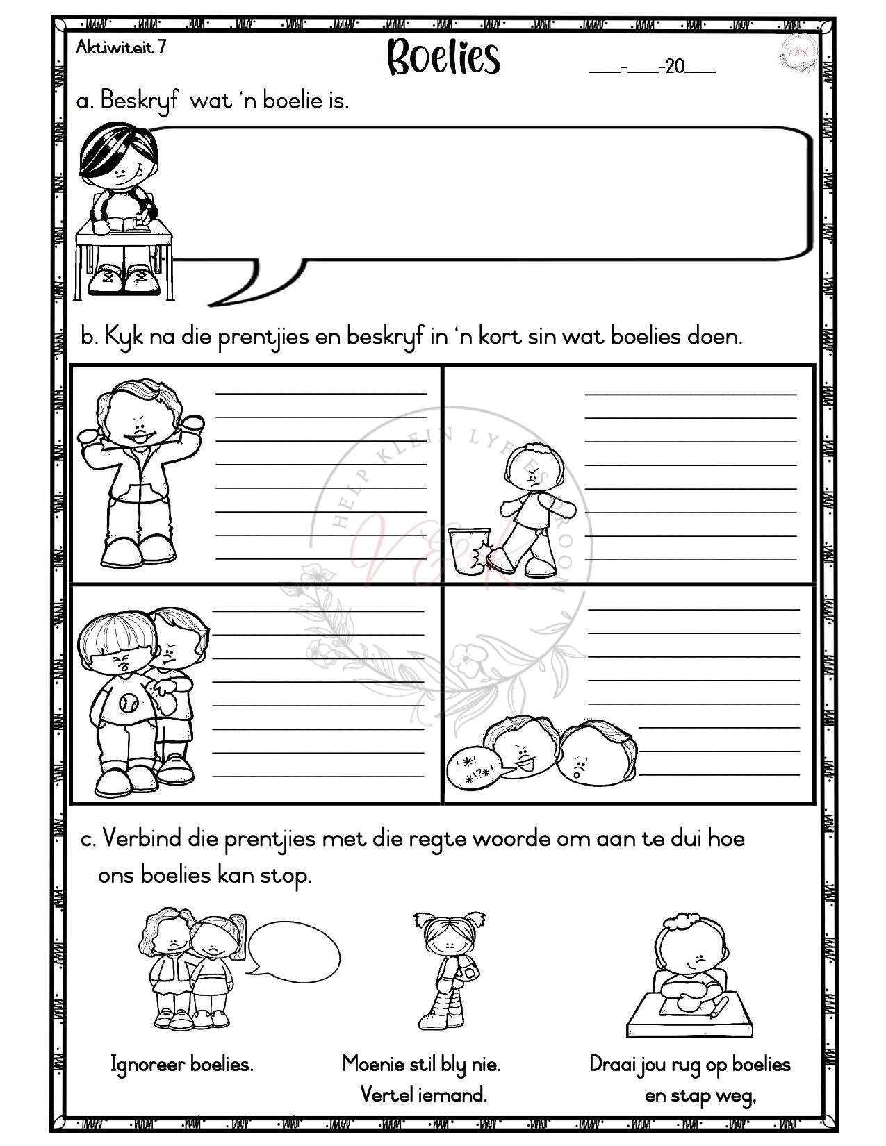 Graad 2 Lewensvaardigheid Lesbeplannings Pakket - Kwartaal 1 2026 - Image 5