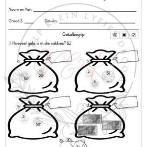 Graad 2 Wiskunde Informele Assesserings - Kwartaal 1 2026