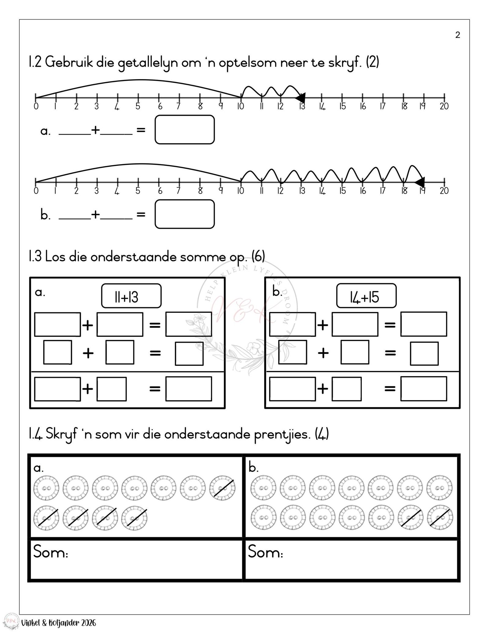 Graad 2 Wiskunde Lesbeplanning Pakket - Kwartaal 1 2026 - Image 8