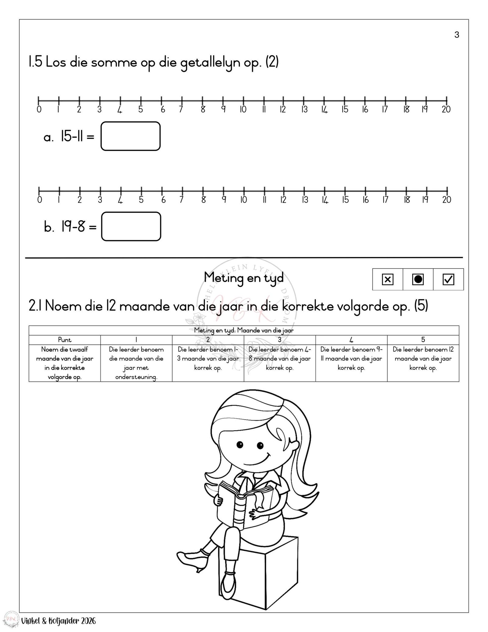 Graad 2 Wiskunde Lesbeplanning Pakket - Kwartaal 1 2026 - Image 9