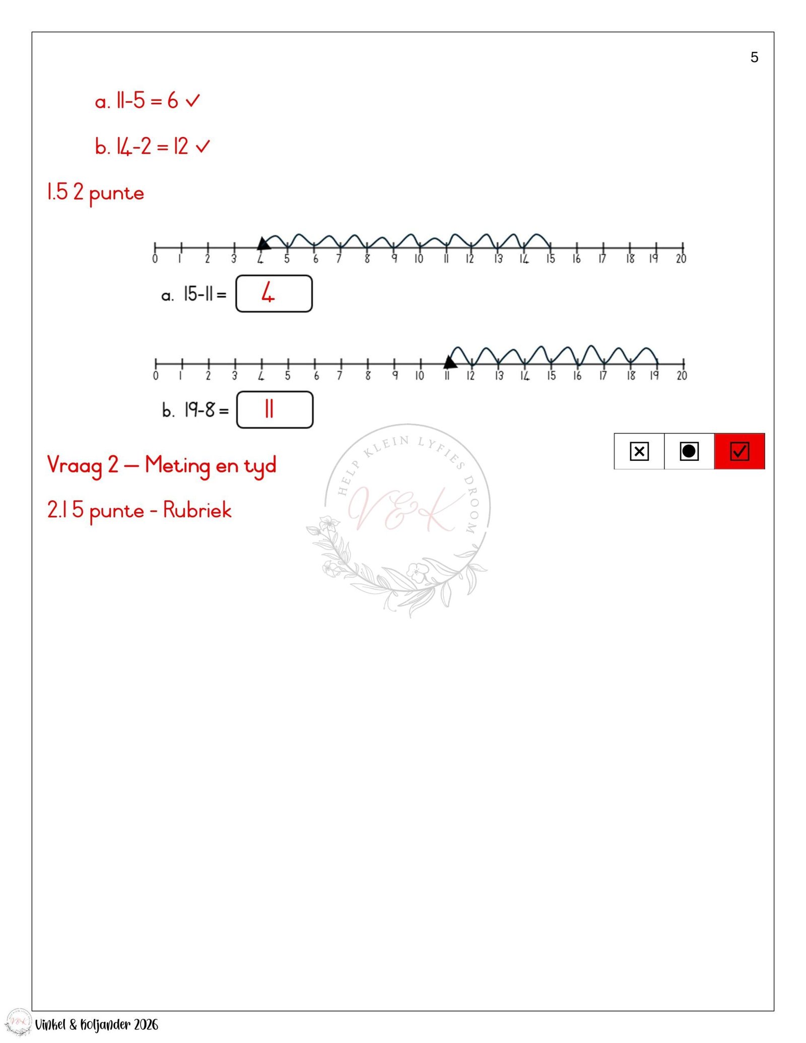 Graad 2 Wiskunde Lesbeplanning Pakket - Kwartaal 1 2026 - Image 11