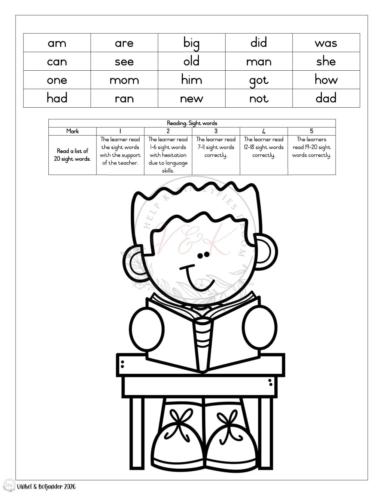 Grade 2 English First Additional Language Informal Assessment - Term 1 2026 - Image 3